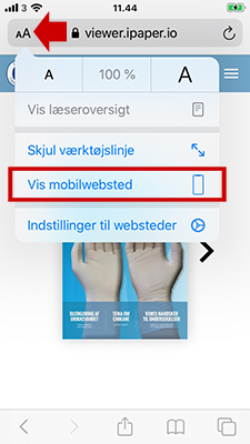 Mobilwebsted